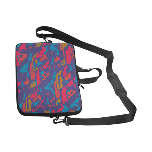 Chaos in retro colors Laptop Handbags 17"