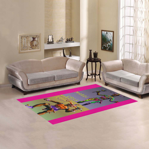 hOT pINK tWINZ Area Rug 5'x3'3''