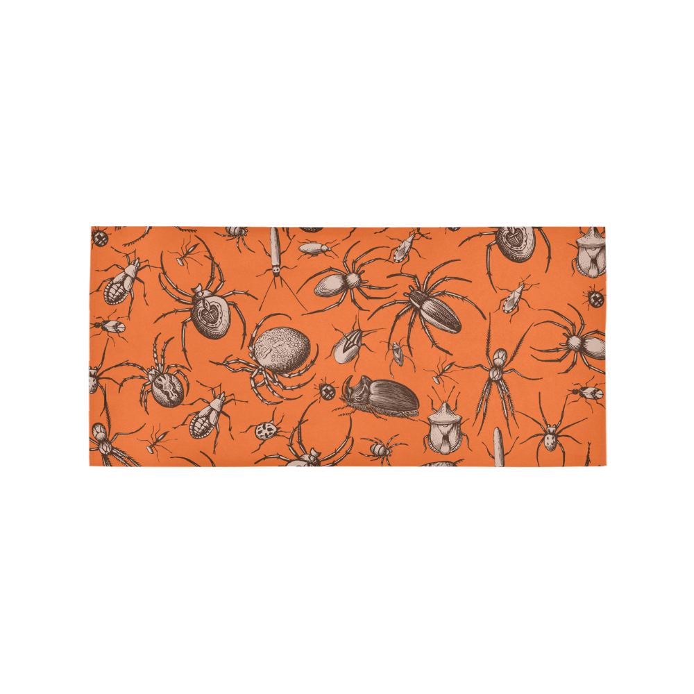 beetles spiders creepy crawlers insects halloween Area Rug 7'x3'3''