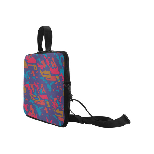 Chaos in retro colors Laptop Handbags 17"