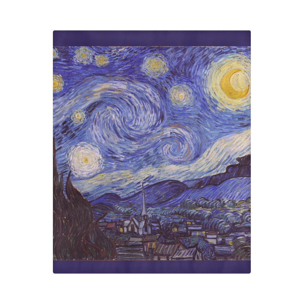 Vincent Van Gogh Starry Night Duvet Cover 86"x70" ( All-over-print)