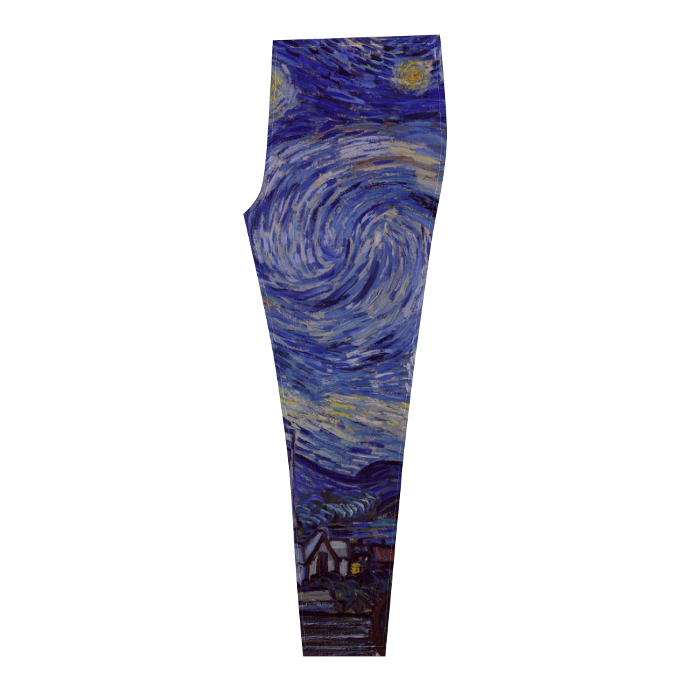 Vincent Van Gogh Starry Night Cassandra Women's Leggings (Model L01)