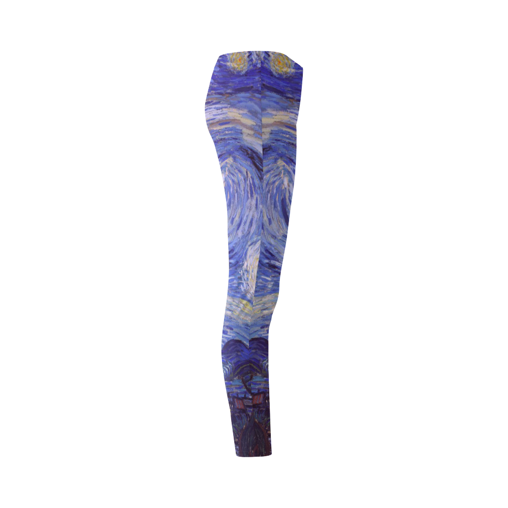 Vincent Van Gogh Starry Night Cassandra Women's Leggings (Model L01)