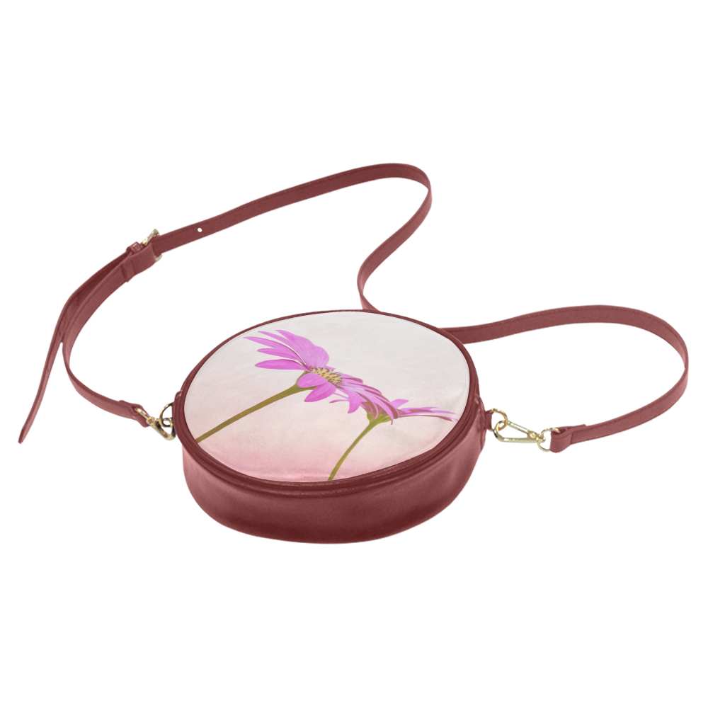 Pretty in Pink Round Sling Bag (Model 1647)