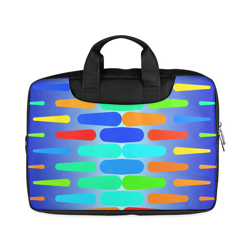 Colorful shapes on a blue background Macbook Air 15"（Two sides)