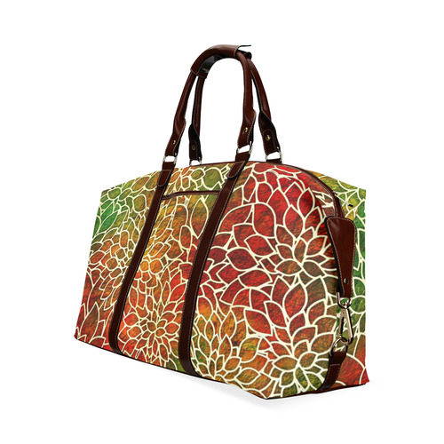 Floral Abstract 11 Classic Travel Bag (Model 1643) Remake