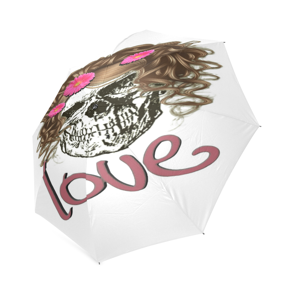 Miss Skull Foldable Umbrella (Model U01)