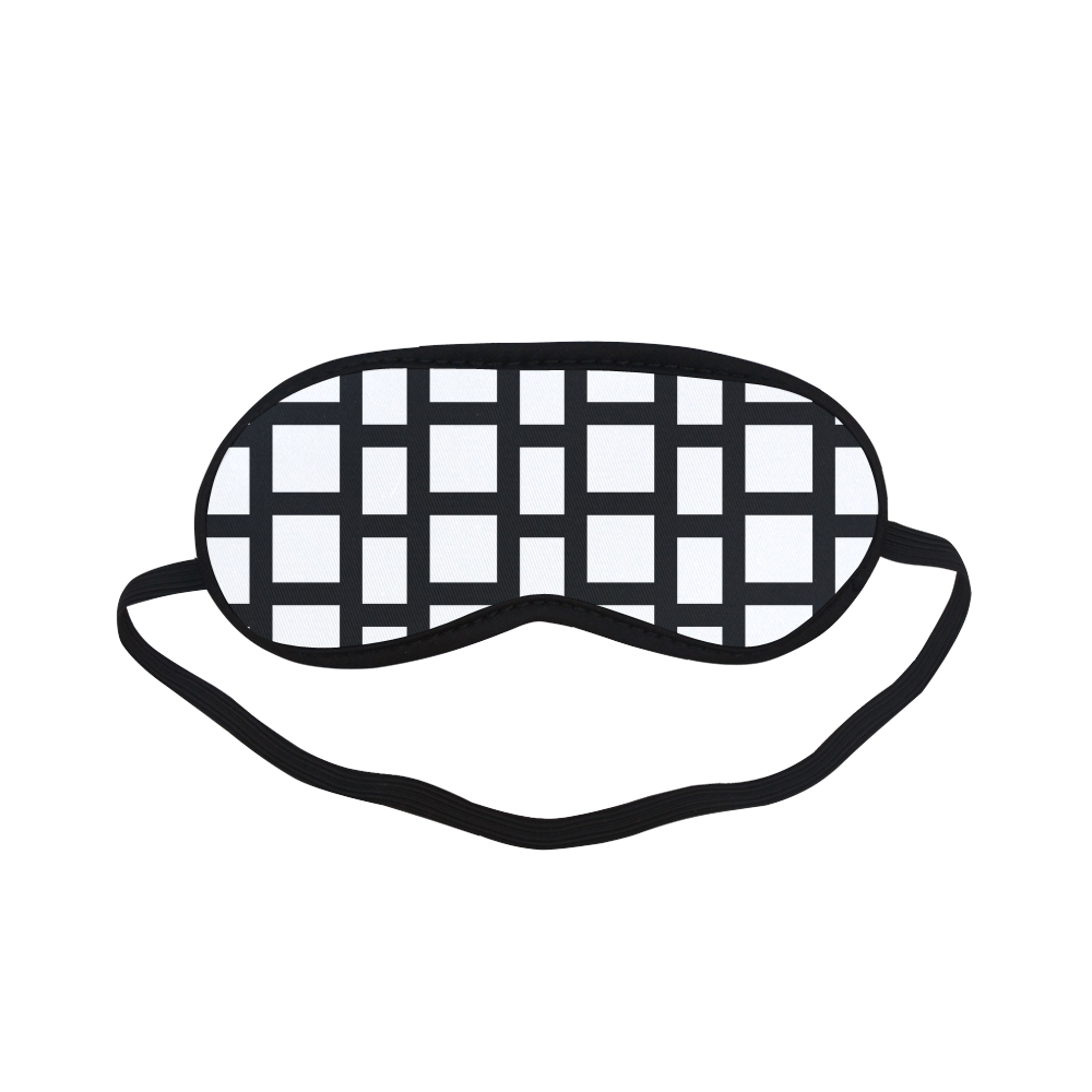 Exclusive Black and White Blocks erotic mask Collection Sleeping Mask