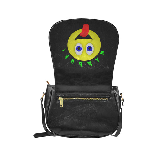 Wazzup Funny Smiley Classic Saddle Bag/Small (Model 1648)