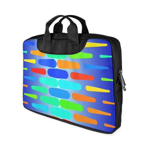 Colorful shapes on a blue background Macbook Air 15"（Two sides)