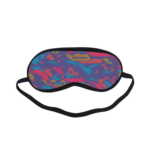 Chaos in retro colors Sleeping Mask