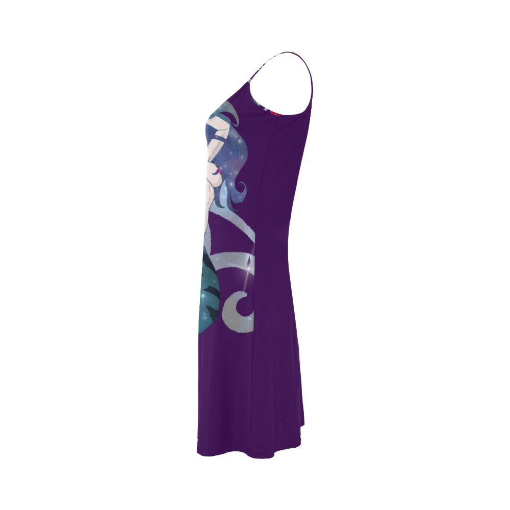 NEBULA DARK PURPLE Alcestis Slip Dress (Model D05)
