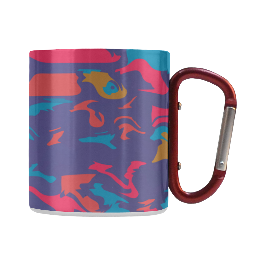 Chaos in retro colors Classic Insulated Mug(10.3OZ)
