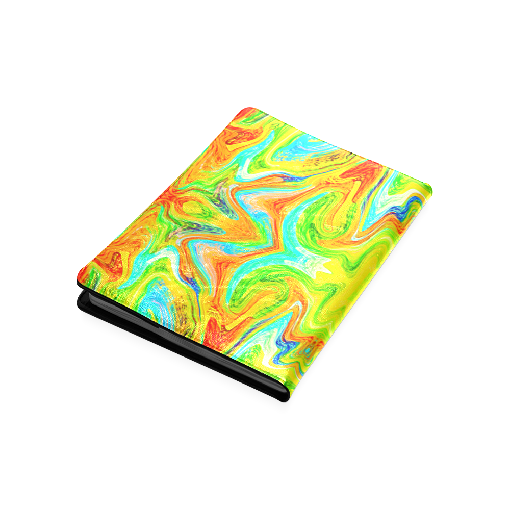 Multicolor Abtract Figure Custom NoteBook B5