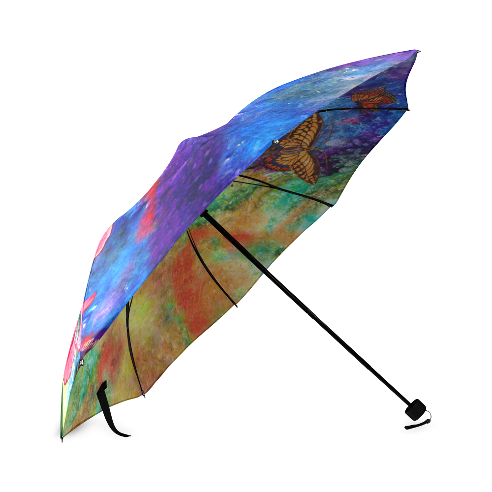 Swallowtail Attraction Foldable Umbrella (Model U01)