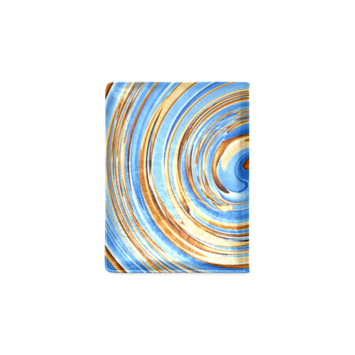 Golden Blue Circle Custom NoteBook B5