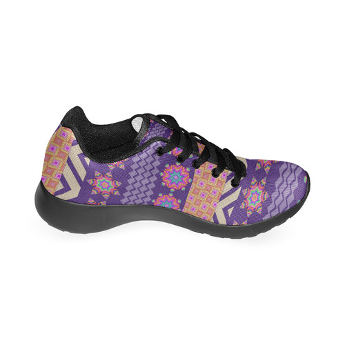 Colorful Winter Pattern Men’s Running Shoes (Model 020)