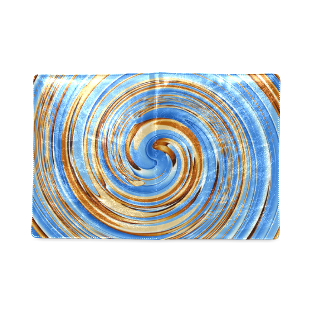 Golden Blue Circle Custom NoteBook B5