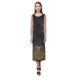 In Between Two Worlds Phaedra Sleeveless Open Fork Long Dress