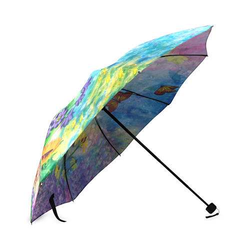 Butterfly Garden Foldable Umbrella (Model U01)