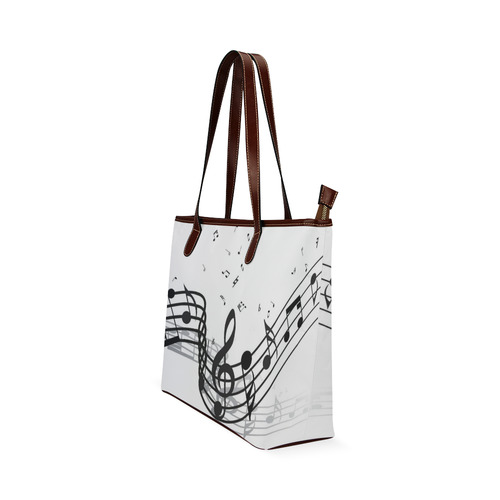 Music Shoulder Tote Bag (Model 1646)