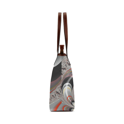 The Red And The Black Shoulder Tote Bag (Model 1646)
