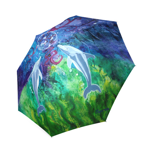 Dolphin Gaze Foldable Umbrella (Model U01)