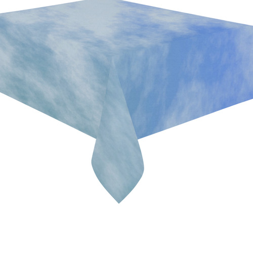 blue sky Cotton Linen Tablecloth 60"x 84"