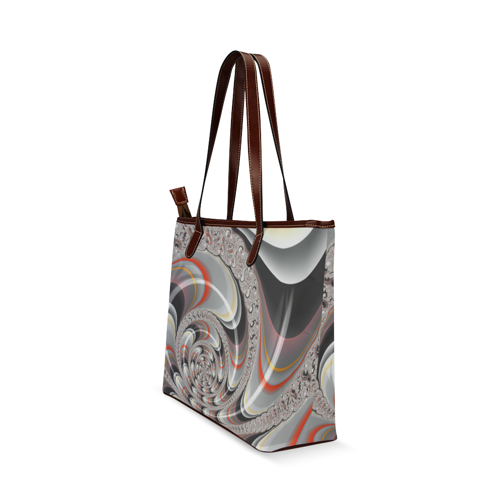 The Red And The Black Shoulder Tote Bag (Model 1646)