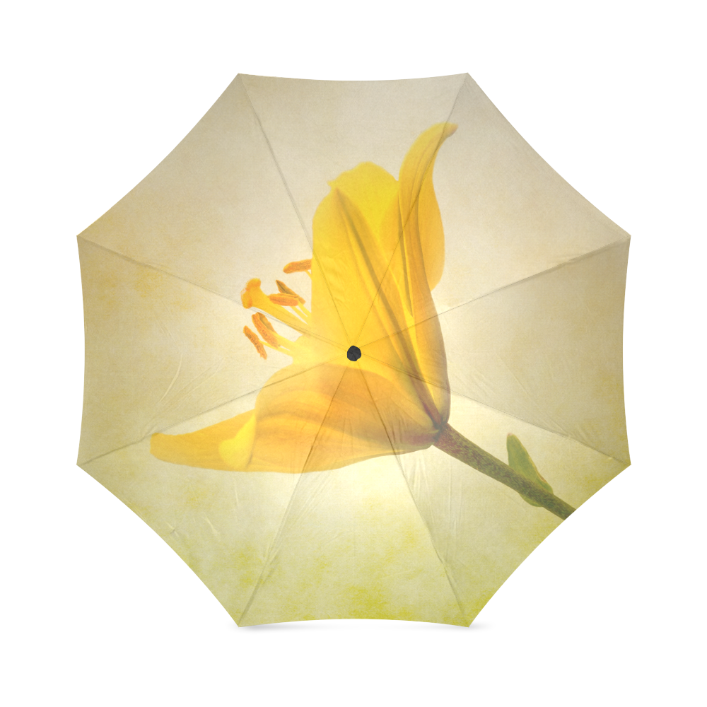 Lemon lily Foldable Umbrella (Model U01)