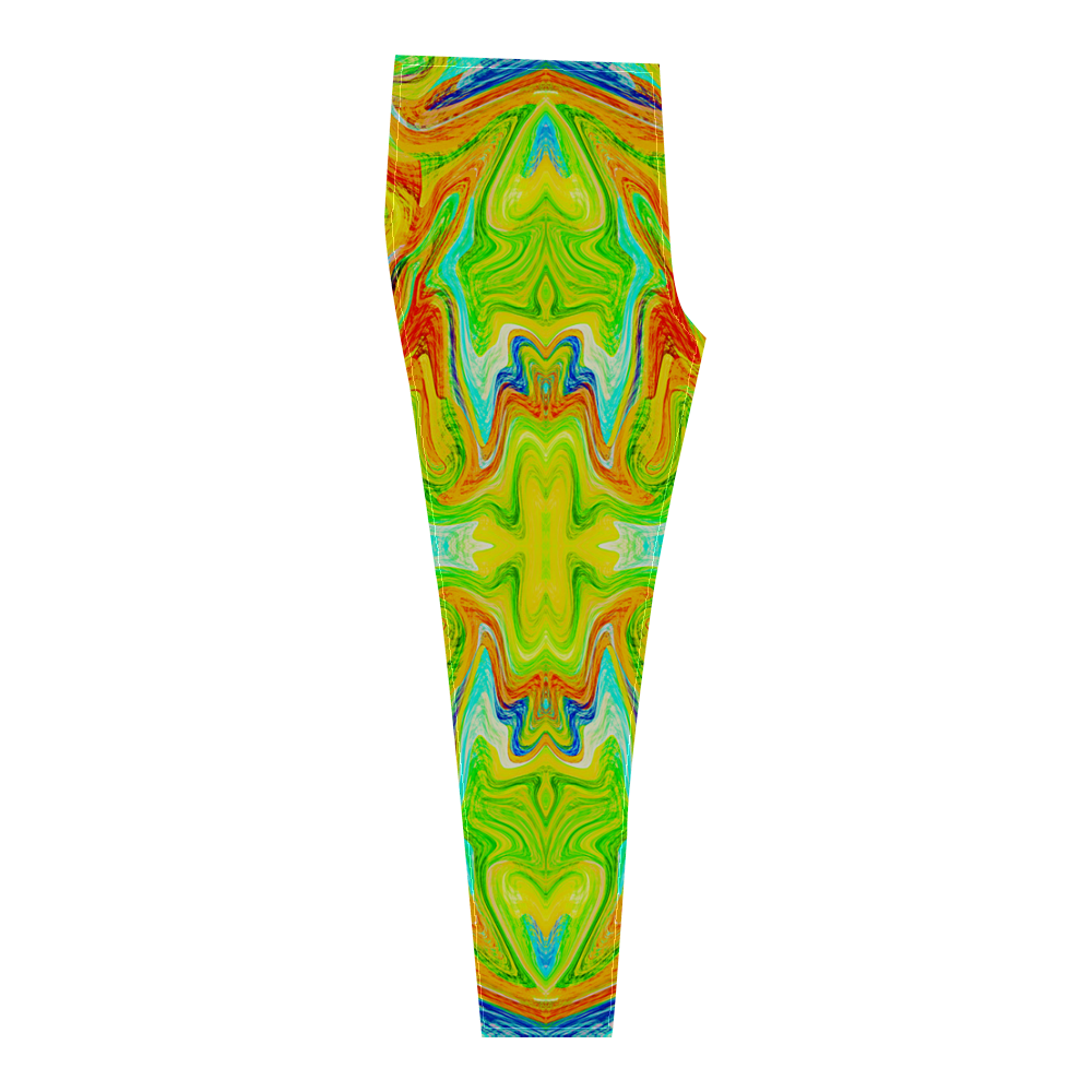 Multicolor Abtract Figure Cassandra Women's Leggings (Model L01)