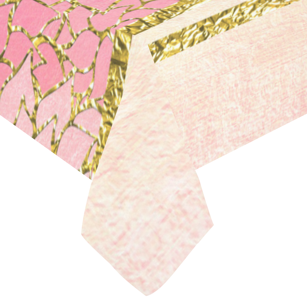 Summer Pattern 10-a Cotton Linen Tablecloth 60"x120"