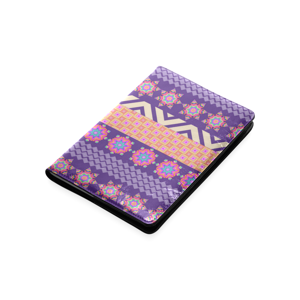 Colorful Winter Pattern Custom NoteBook A5