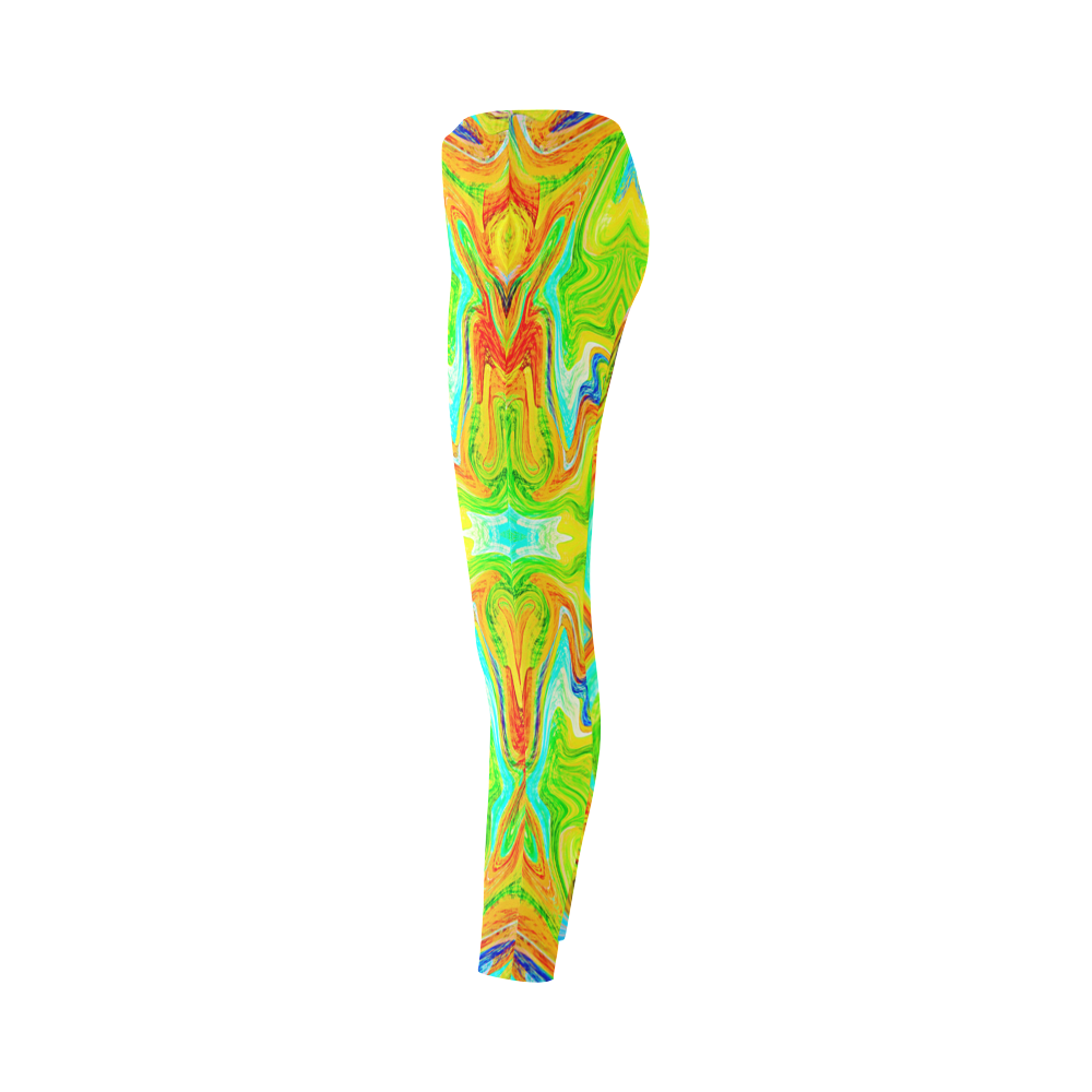 Multicolor Abtract Figure Cassandra Women's Leggings (Model L01)