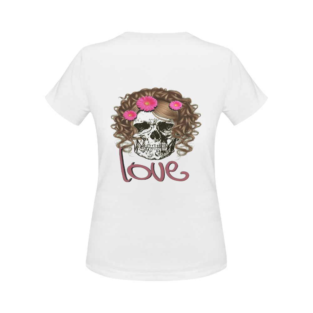 Miss Skull Women's Classic T-Shirt (Model T17）