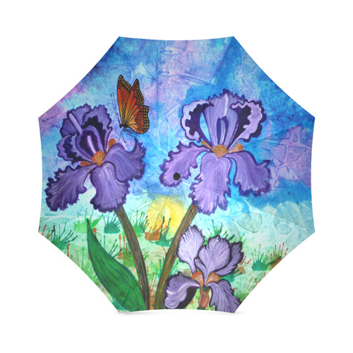 Iris at Sunrise Foldable Umbrella (Model U01)