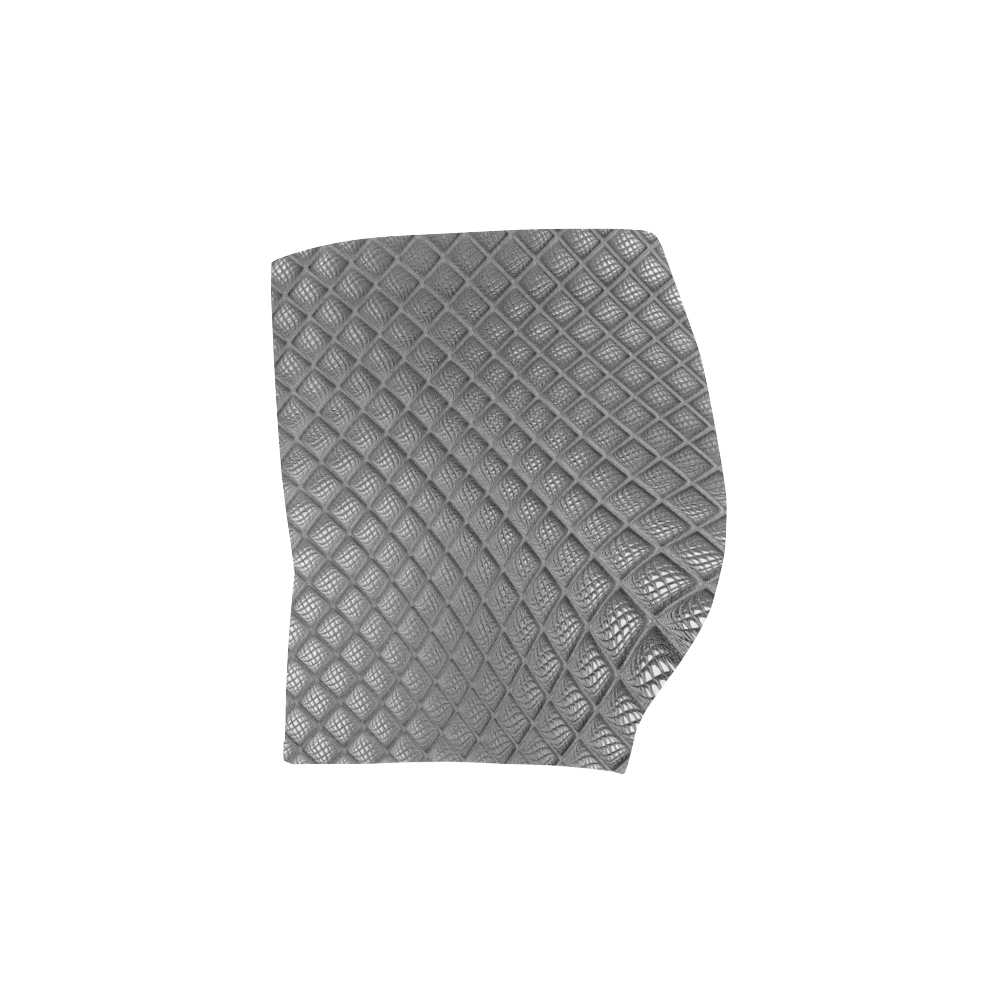 Bump Grid Black and White Briseis Skinny Shorts (Model L04)