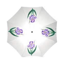 Purple Iris Foldable Umbrella (Model U01)