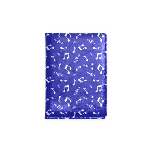 cute music pattern A Custom NoteBook A5