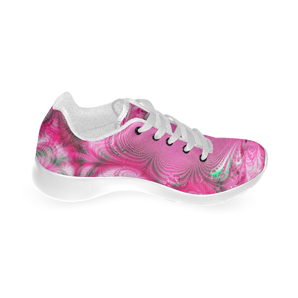 Cotton Candy Swirls Fractal Women’s Running Shoes (Model 020)