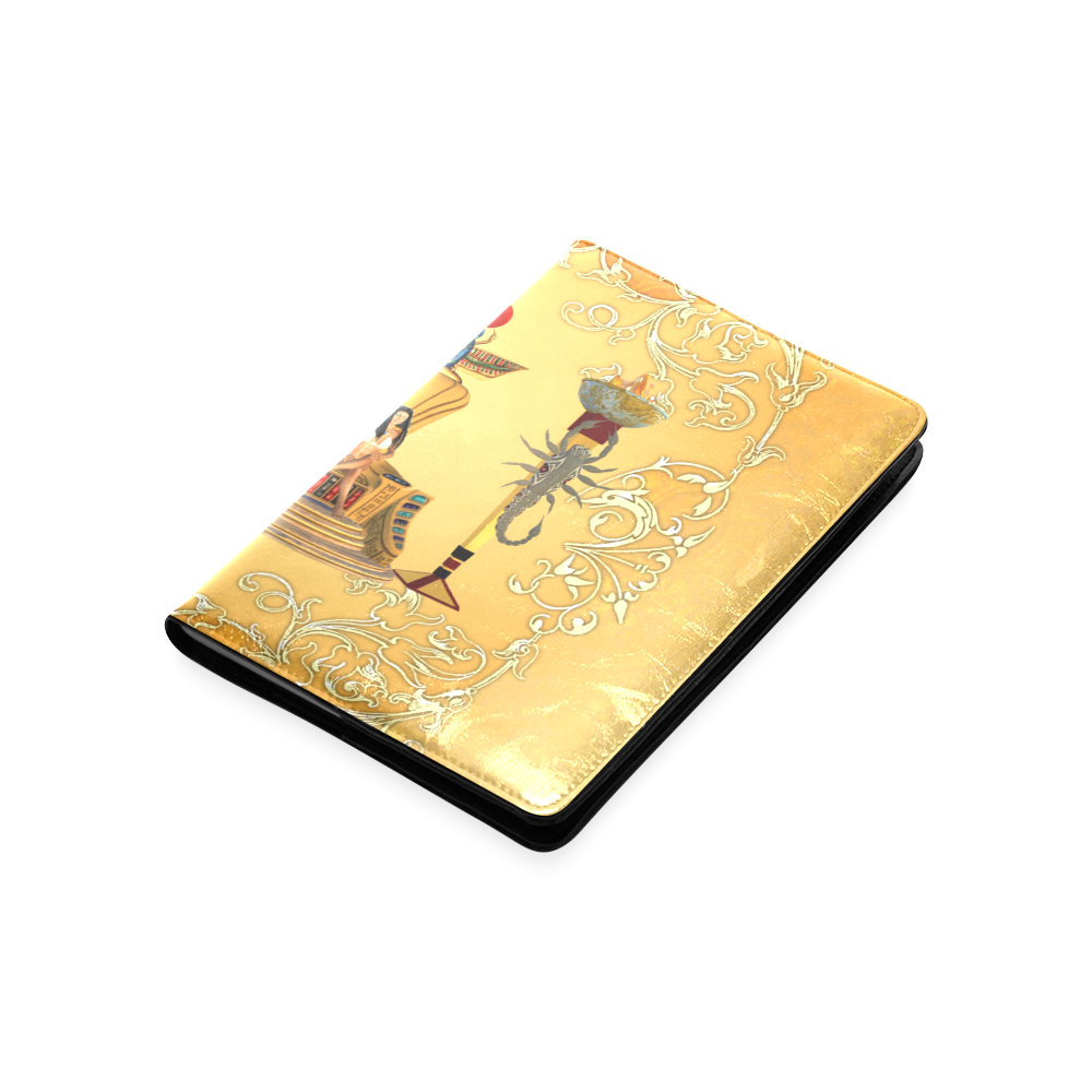 Beautidul egyptian women on a throne Custom NoteBook A5