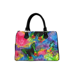 Madagascar Splash Boston Handbag (Model 1621)