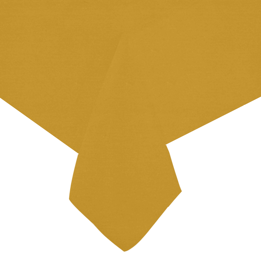 Pirate Gold Cotton Linen Tablecloth 60"x120"
