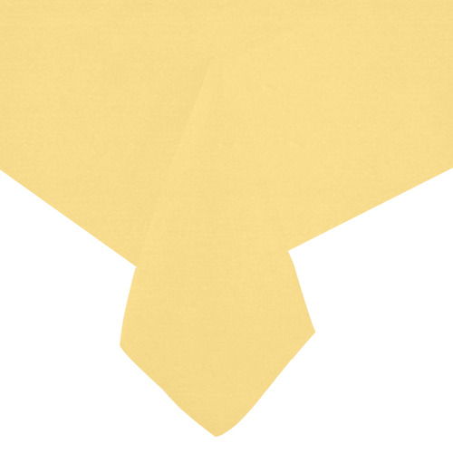 Lemon Drop Cotton Linen Tablecloth 60"x120"