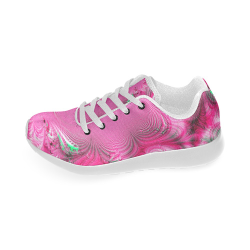 Cotton Candy Swirls Fractal Women’s Running Shoes (Model 020)