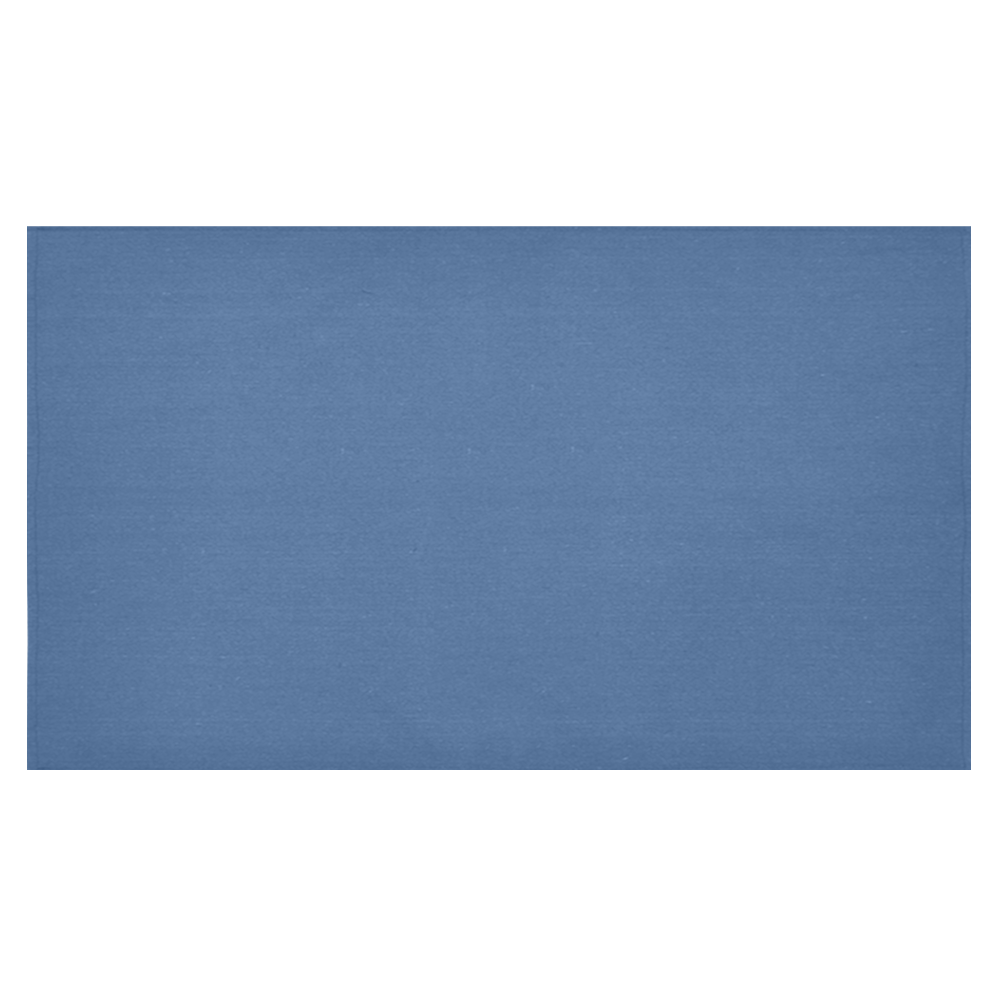 Bright Cobalt Cotton Linen Tablecloth 60"x 104"