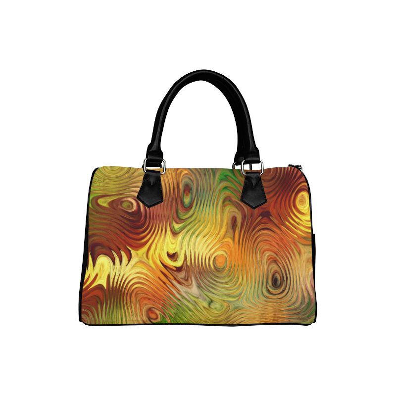 Autumn Leafs Underwater Boston Handbag (Model 1621)