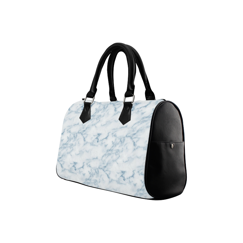 Italian Marble,Rimini Blu,white,blue Boston Handbag (Model 1621)