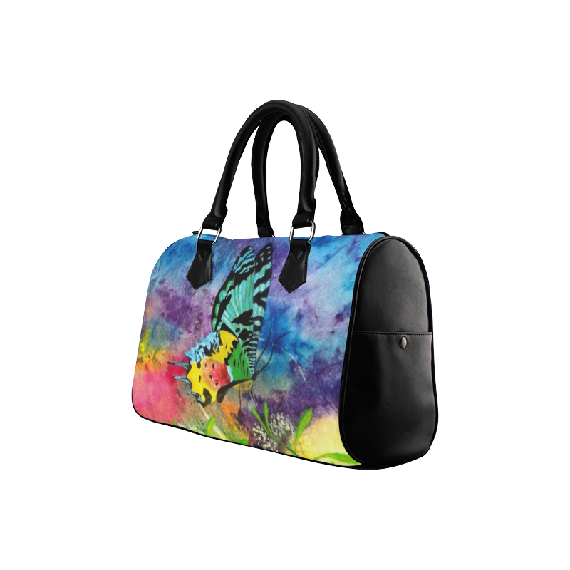 Madagascar Splash Profile Boston Handbag (Model 1621)