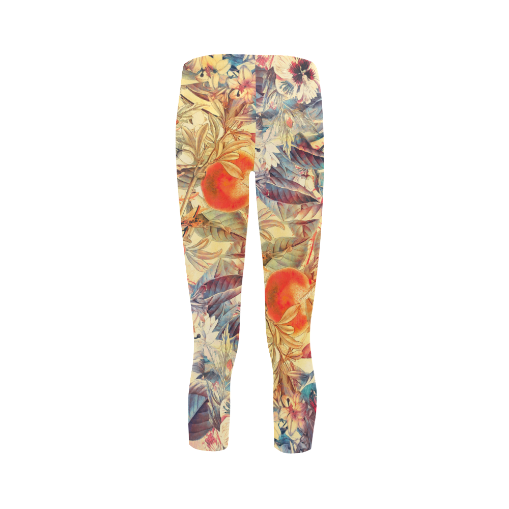 flowers 6 Capri Legging (Model L02)